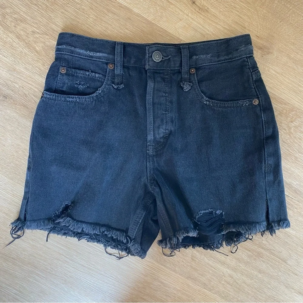 NEW Free People We the Free Black Denim Shorts